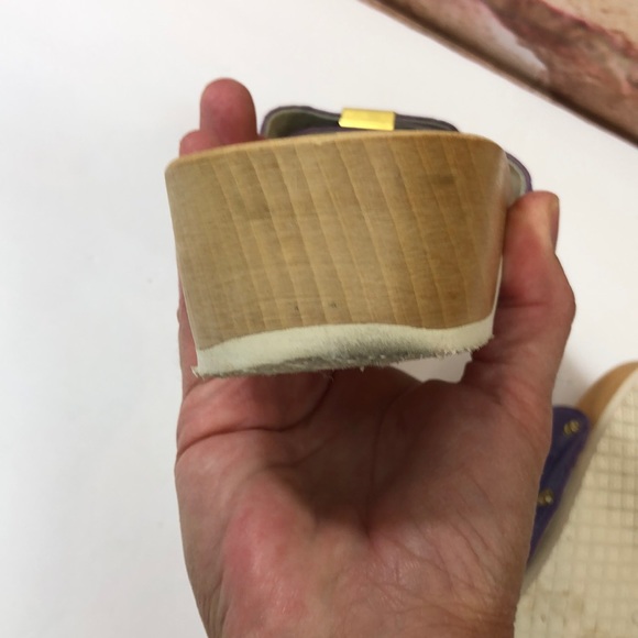 Dr. Scholl's Purple and Gold Sandals - Picture 9 of 12